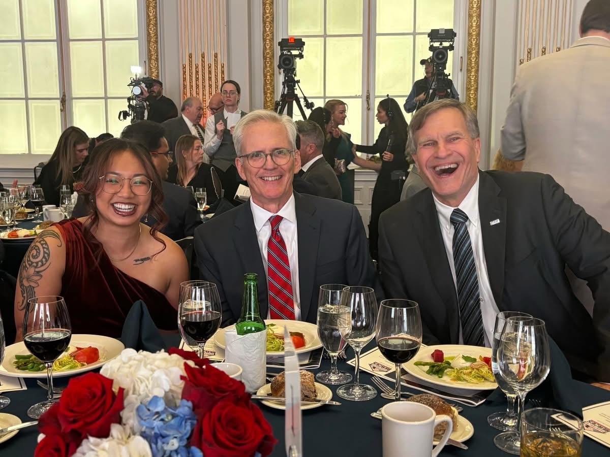 With SAIC CEO Jim Reagan and Vinnie DiFronzo